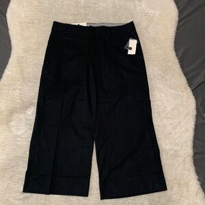 New Gap Womens Navy Blue Straight Leg‎ Capri Chino Pants Size 6